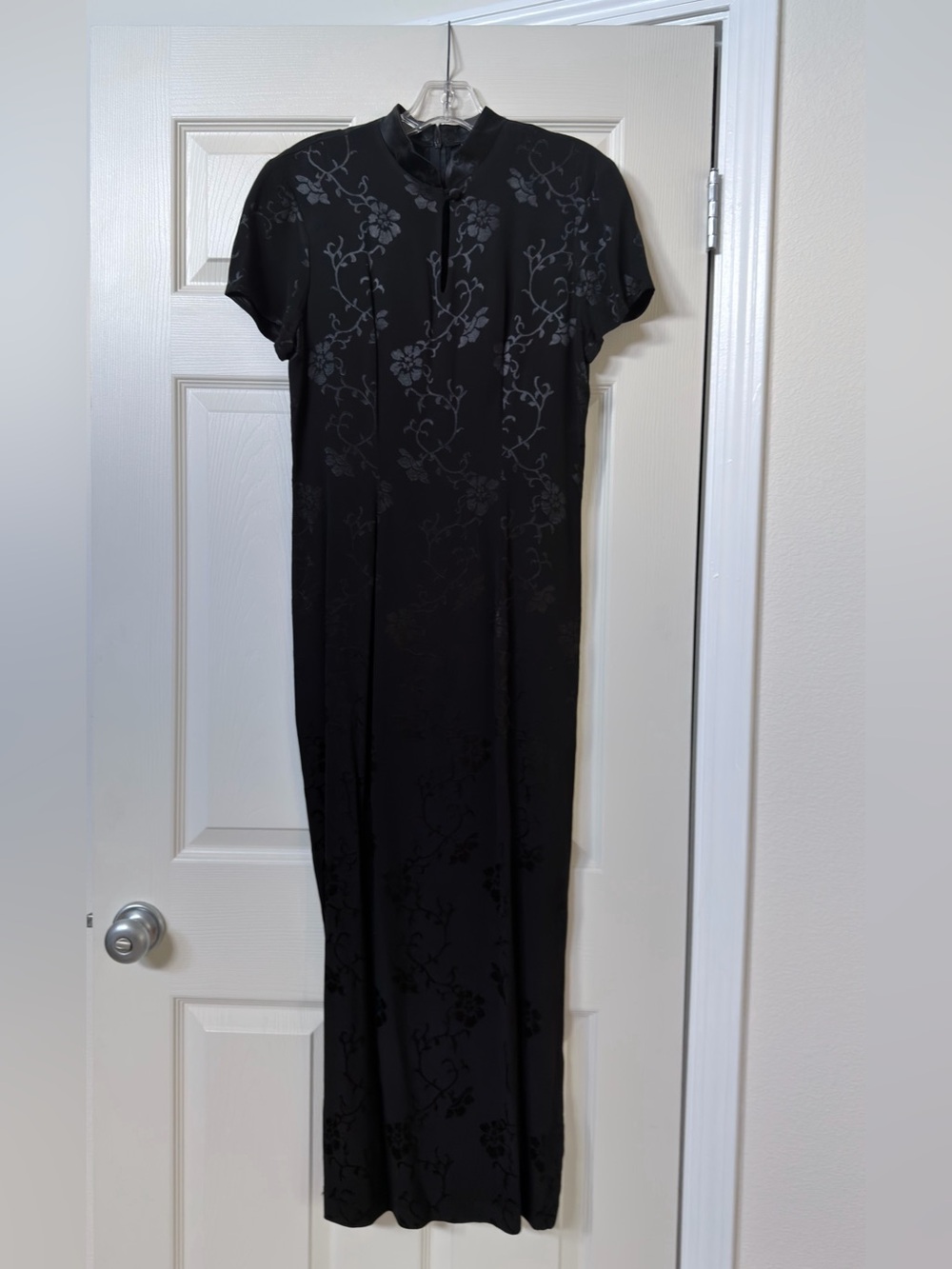Tessuto Asian influenced long dress